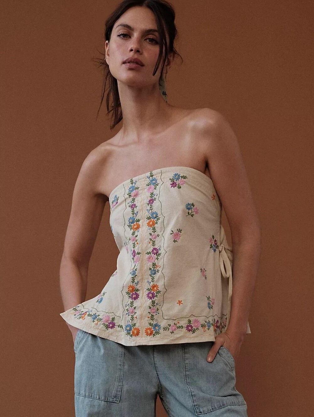 NWT Free People Doily Days Tube Top - Picture 3 of 4